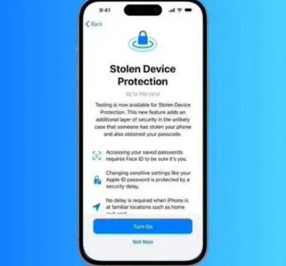 孟连苹果授权维修店分享被盗设备保护功能开启方法 