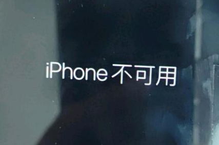 孟连苹果服务网点分享锁屏界面显示“iPhone 不可用”如何解决 