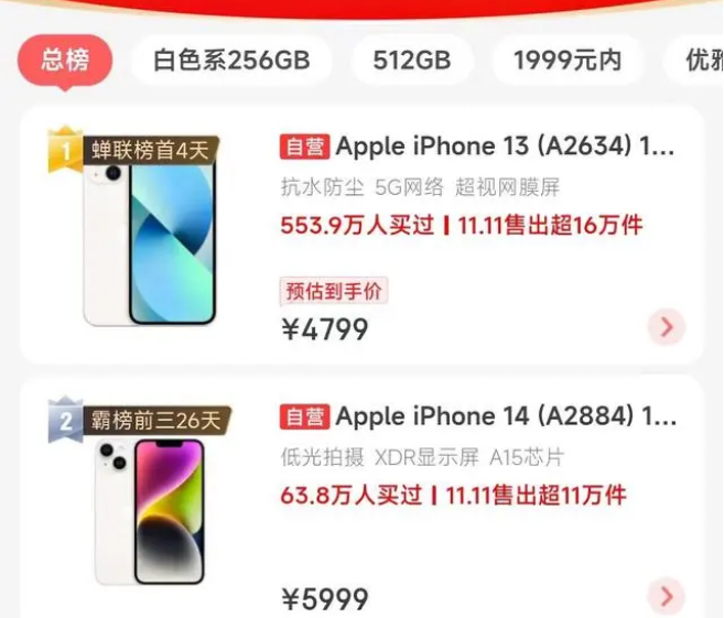 孟连苹果14维修分享iPhone14配置不如同价位的安卓还能大卖 