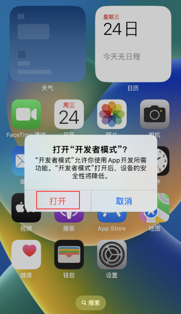 孟连苹果手机维修分享如何打开开发者模式 