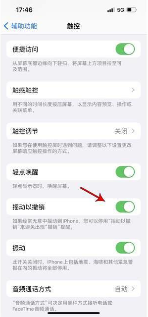 孟连苹果手机维修分享iPhone手机如何设置摇一摇删除文字 