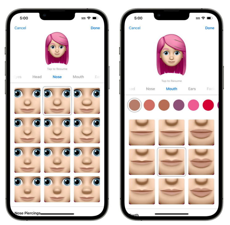 孟连苹果手机维修分享​iOS 16中的拟我表情有了哪些变化和升级 